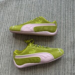 Puma Green and Pink Athletic Shoes for Style and Comfort